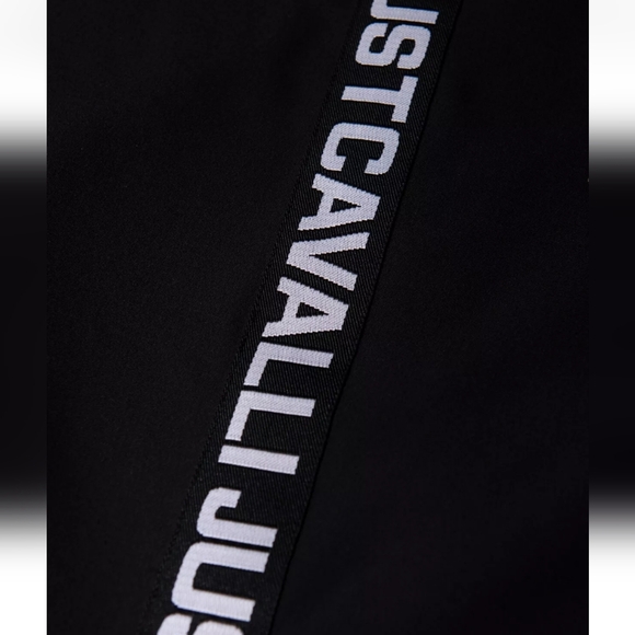 RRP €540 JUST CAVALLI Mini Dress IT40 US4 UK8 S Asymmetric Neck Made in Italy 🇮 - Picture 6 of 8